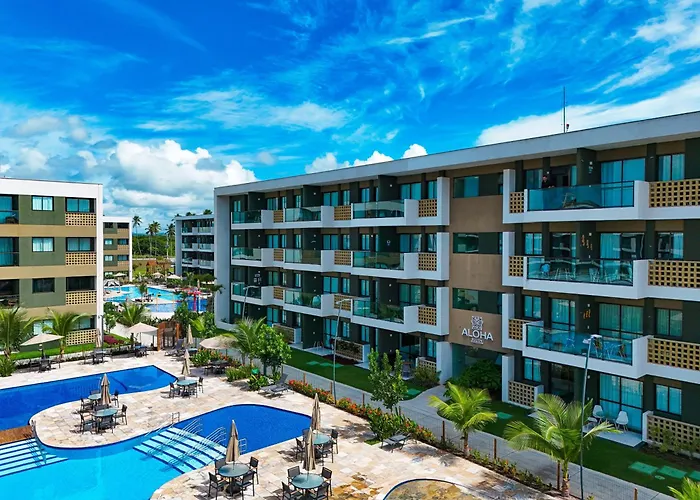 Flat Luxo Oasis do Mana 350m da praia, Polo Aquático-2Qts, 2Gar Pôrto das Galinhas